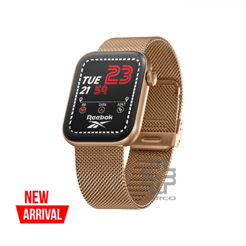 Reebok RELAY 3.0 with FREE Silicone Strap Strap, 1.78' AMOLED Display & Bluetooth Calling (40MM) | Rose Gold