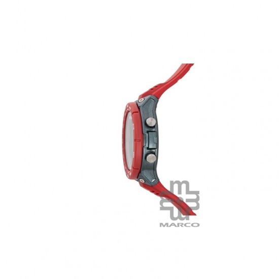 Reebok Slam RV-SLM-G9-PAPR-BR Excellent Red | Digital Men Watch | PU with SS Buckle | 2 Years Warranty