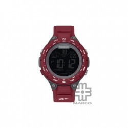 Reebok Slam RV-SLM-G9-PAPR-BR Excellent Red | Digital Men Watch | PU with SS Buckle | 2 Years Warranty