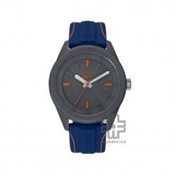 Reebok Spindrop Evolution RV-SPE-G2-PAIN-AO Grey CASE Navy Silicone Strap Men Watch 