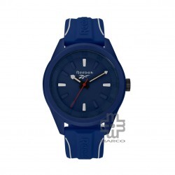 Reebok Spindrop Evolution RV-SPE-G2-PNIN-NW Black Navy Case Navy White Silicone Strap Men Watch