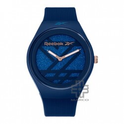 REEBOK SPARKLE RUN 2.0 GLITTER RV-SR2-L1-PLPL-L3 Blue Dial Blue Rubber Strap Analog Women Watch