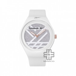 REEBOK Sparkle Run 2.0 RV-SR2-L1-PWPW-13 Silver Dial White Rubber Strap Analog Women Watch