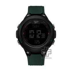 REEBOK THRUSTER RV-THR-G9-PBPG-BR BLACK CASE HERITAGE TEAL PU STRAP MEN DIGITAL WATCH