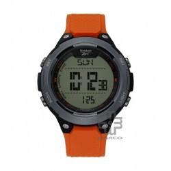 REEBOK THRUSTER RV-THR-G9-PBPO-WO BLACK GREY CASE ORANGE PU STRAP MEN DIGITAL WATCH