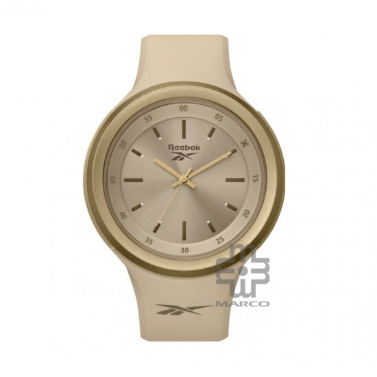 REEBOK WARM UP RV-TWF-L2-PEPE-E2 BEIGE SILICON STRAP WOMEN WATCH