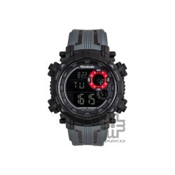 Reebok Warrior  RV-WRR-G9-PAPA-BA Black Shark Men Digital Watch | 49MM | 10ATM | 2Y Warranty