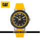 CAT SHOCK SLIM SH-141-27-131 YELLOW SILICON STRAP MEN WATCH