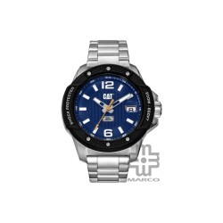 Caterpillar Shockmaster SJ-141-11-631 Blue Stainless Steel Analog Watch | 20 ATM | 3HD Movement | Shock Resistant 