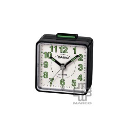 Casio TQ-140-1B Traveller's Alarm Analog Clock