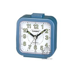 Casio TQ-141-2 Light Blue Digital Desk Alarm Snooze Clock