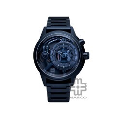 [Pre-Order] The Electricianz BLUE Z 45mm ZZ-A4C/03-MSB Blue Metal Band Men Watch