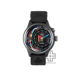 [Pre-Order] The Electricianz CARBON Z 45mm ZZ-A1A/03-CRD Black Rubber Band Men Watch