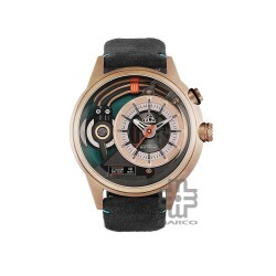 [Pre-Order] The Electricianz CAZINO 45mm ZZ-A3C/04-CLG Grey Leather Band Men Watch