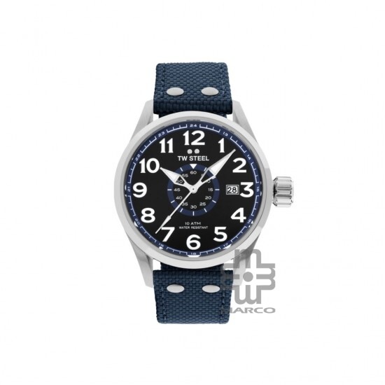 TW Steel VS32-48MM Blue Textile Band Men Watch