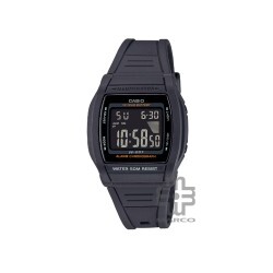 Casio General W-201-1BV Black Resin Band Men Watch