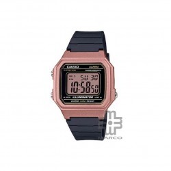 Casio General W-217HM-5AV Black Resin Band Watch