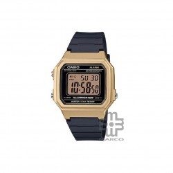 Casio General W-217HM-9AV Black Resin Band Watch