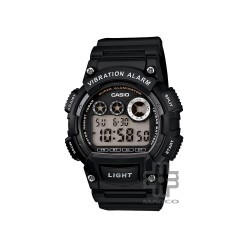 Casio General W-735H-1AV Black Resin Band Men Youth Watch