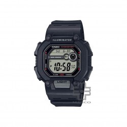 Casio General W-737H-1AV Black Resin Band Youth Watch