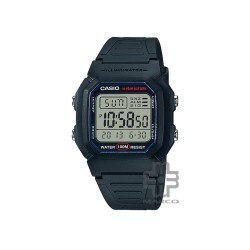 Casio General W-800H-1AV Black Resin Band Men Youth Watch