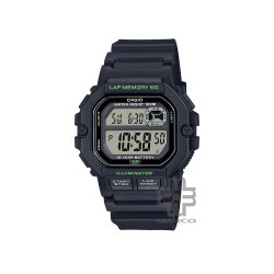 Casio General WS-1400H-1AV Black Resin Band Men Watch