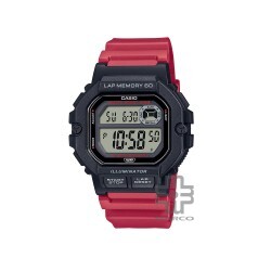 Casio General WS-1400H-4AV Red Resin Band Men Watch