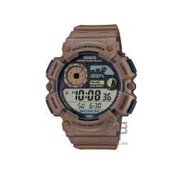 Casio General WS-1500H-5AV Brown Resin Band Men Watch