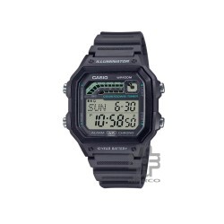 Casio General WS-1600H-8AV Black Resin Band Men Watch