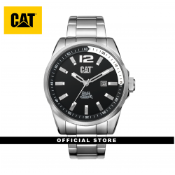 CAT OSLO WT-141-11-131 SILVER STAINLESS STEEL STRAP MEN WATCH