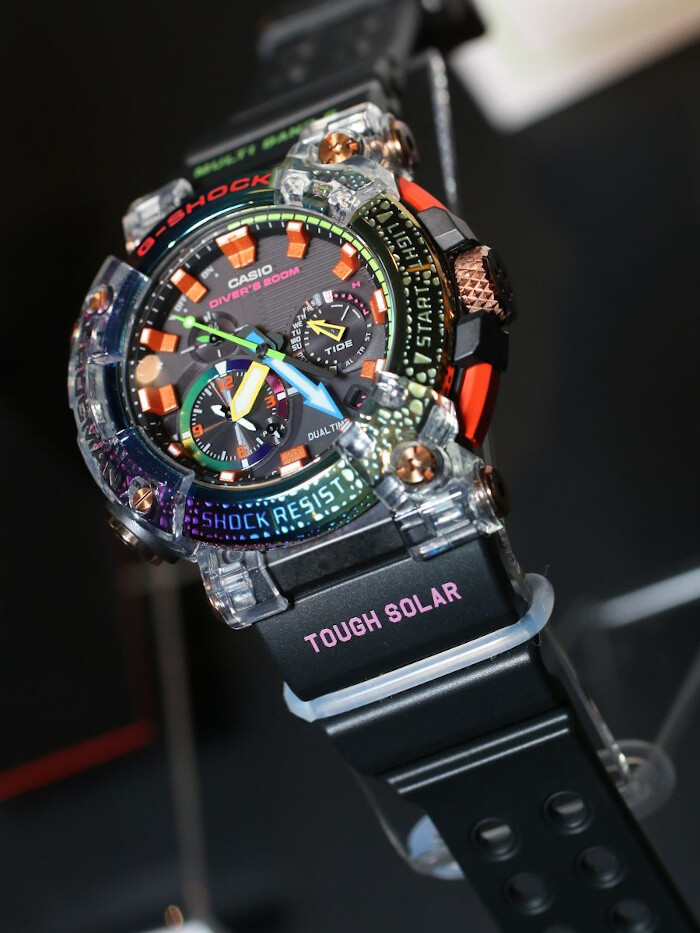 Casio G-Shock Analog Digital FROGMAN x Borneo Rainbow Toad GWF-A1000BRT ...